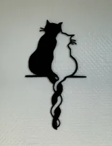 Decor Cats hugging