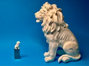 little and big Lion