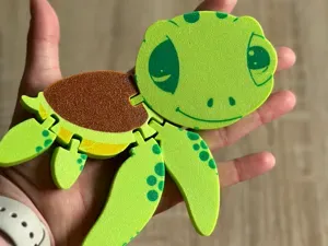 Flexible cute turtle