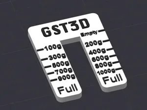GST3D Filament Measure stick, easy to read