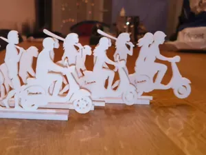 Vespa Riders → Scooter Lover → Human Evolution