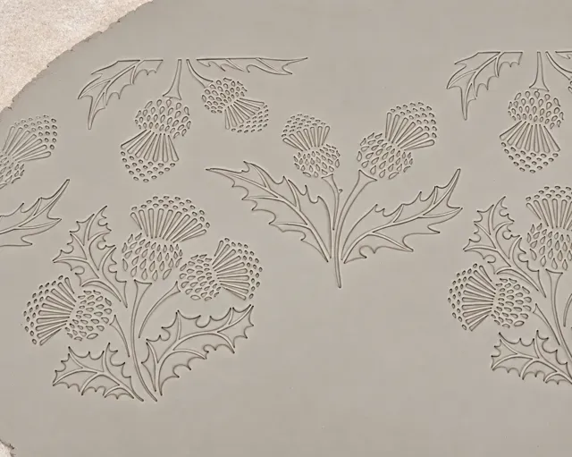 Thistle Clay Roller Seamless Pattern — Image 3 of 3