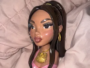 Baddie Bratz Style Paintable Bust Figure Decor