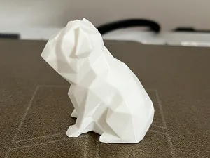 Low poly pug