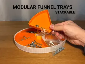 Stackable Modular Funnel Trays