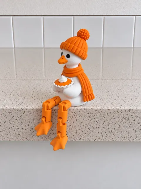 Goose With Pie Shelf Sitter | Fall Decor| Leggy — Фото 2 из 3