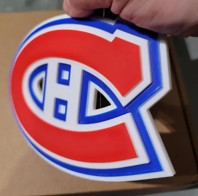 MONTREAL CANADIENS 3D Logo 180mm series — Image 3 of 3