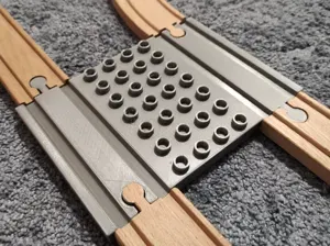 Brio/Duplo train station base adapter