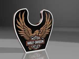 Harley Davidson Eagle LED Lightbox