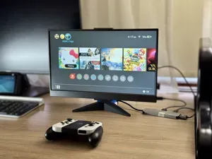 Portable Monitor Stand W/ Handheld Docking Station