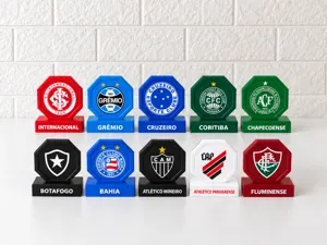 Coleção Trofeus Brasileirão Série A 2026 20 clubes