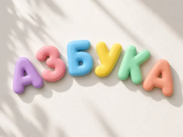 Russian Alphabet Bubble Letters — 3D-модель · MakerWorld
