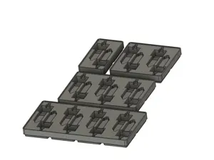 Gridfinity Bins für Bambu Lab H2/P2/X2 Hotends