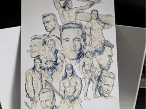 Hueforge Arnold Schwarzenegger