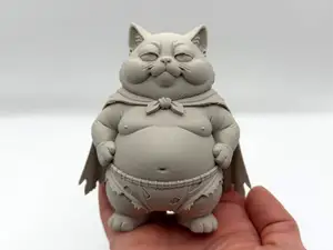 Chonky Superhero Kitten
