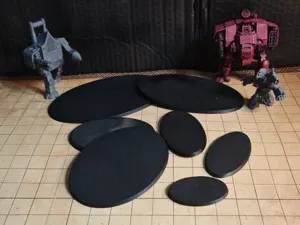 Generic Grimdark Fantasy Oval Bases - All Sizes