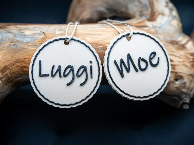Personalisierte Geschenk-Namens-Tags