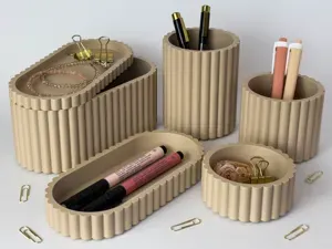 PIHE Modular Desk Organizer Set – Pen Holders 6pcs