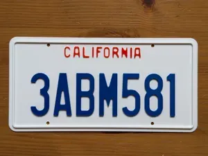 Pulp Fiction - The Wolf's Acura NSX License Plate