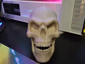 Human Skull with spikes