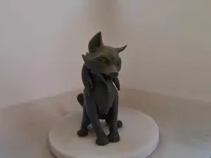 Snow/Ice wolf puppy companion/courier from Dota2