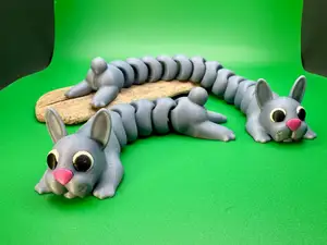 Articulated Fidget Bunny, Flexi Easter Rabbit Toy