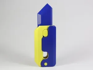 Fully Printable Gravity Knife Fidget Toy
