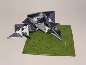 Folding Triangles! The Print in Place Fidget.