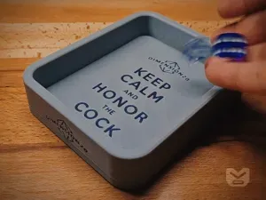 Dimension 20 "Keep Calm..." Dice Tray