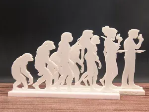 Human Evolution to Espresso Drinker – Male Female