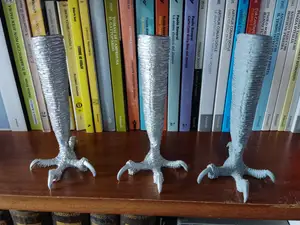 Rooster/Chicken legs candle holder