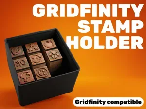 Gridfinity Stamp Holder (2x2cm)