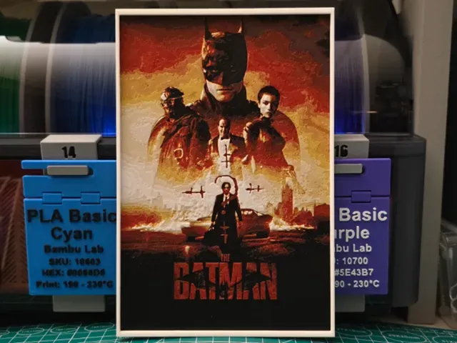The Batman Movie Poster - Hueforge Art