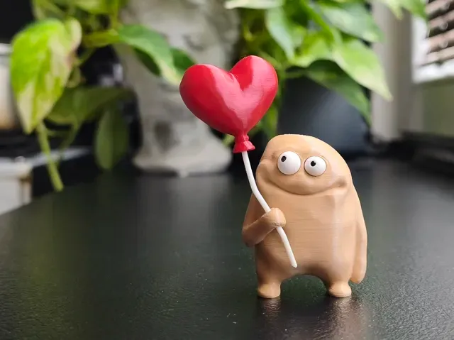 Valentine's Day Gift - Cute funny clay figurine — Фото 3 из 4