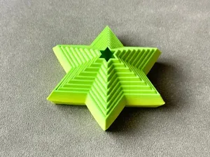 Stepped Hexagram Fidget – Six-Pointed Star Edition