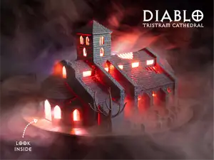 Diablo Cathedral - Detailed Light-Up Miniature