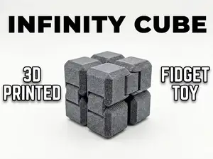 Infinity Cube - Relaxing Fidget [Print-in-Place]