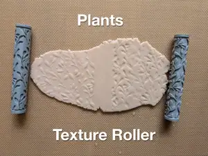 Texture Rolling Pin - Plant Pattern