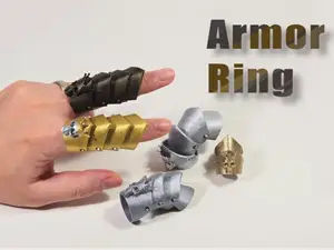 Bendable Armor Ring - Royal Skull