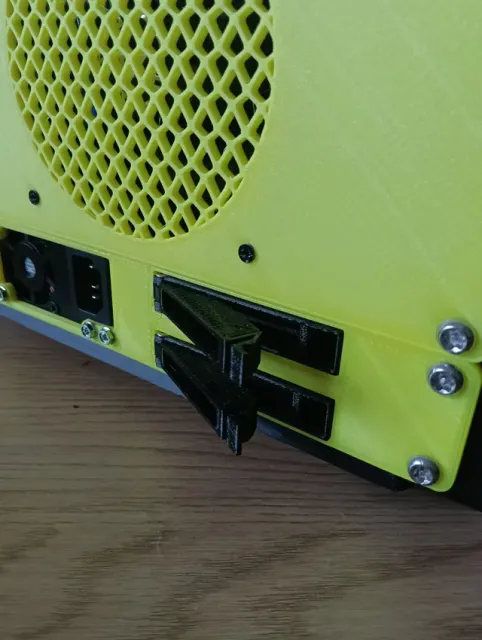 10" Rack 1U Flex PSU & Dual Hot-Swap Drive Panel — Image 4 of 4