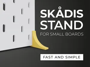 IKEA Skadis stand for small boards