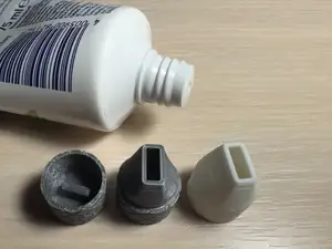 nozzle for toothpaste, sealant or glue.