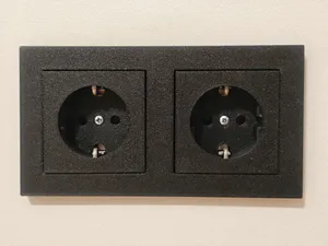 EU Wall Socket Frame with Cover in multiple sizes