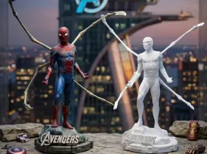 Iron SpiderMan - Spider Man - Diorama 3D Model