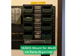 SKÅDIS Mount for Parts Organizer (Stable Design)
