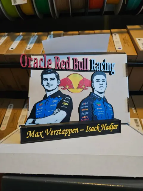 Oracle Redbull Racing Max and Isack display — Image 3 of 4