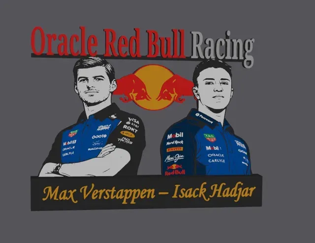 Oracle Redbull Racing Max and Isack display — Image 4 of 4