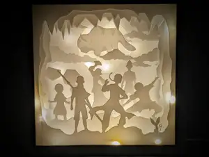 Avatar The Last Airbender silhouette light box