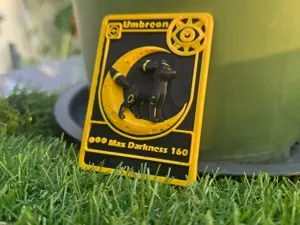 3D Moon Umbreon TCG Karte