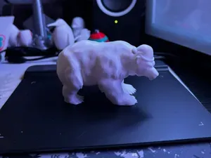 Santa Hat Polar Bear